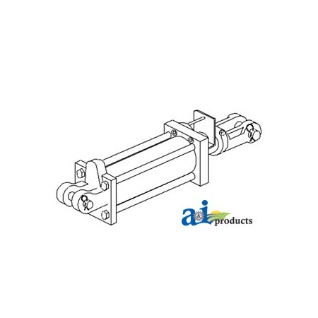 A & I Products Cross Dbl Acting Cylinder 25" x6" x7" A-408DC